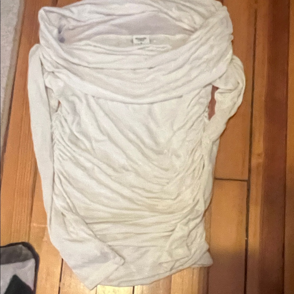 Abercrombie & Fitch Cream Cowl Neck Sweater